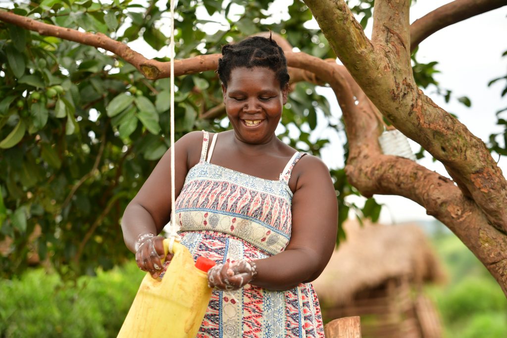 A woman supported by Graduating to Resilience project Uganda