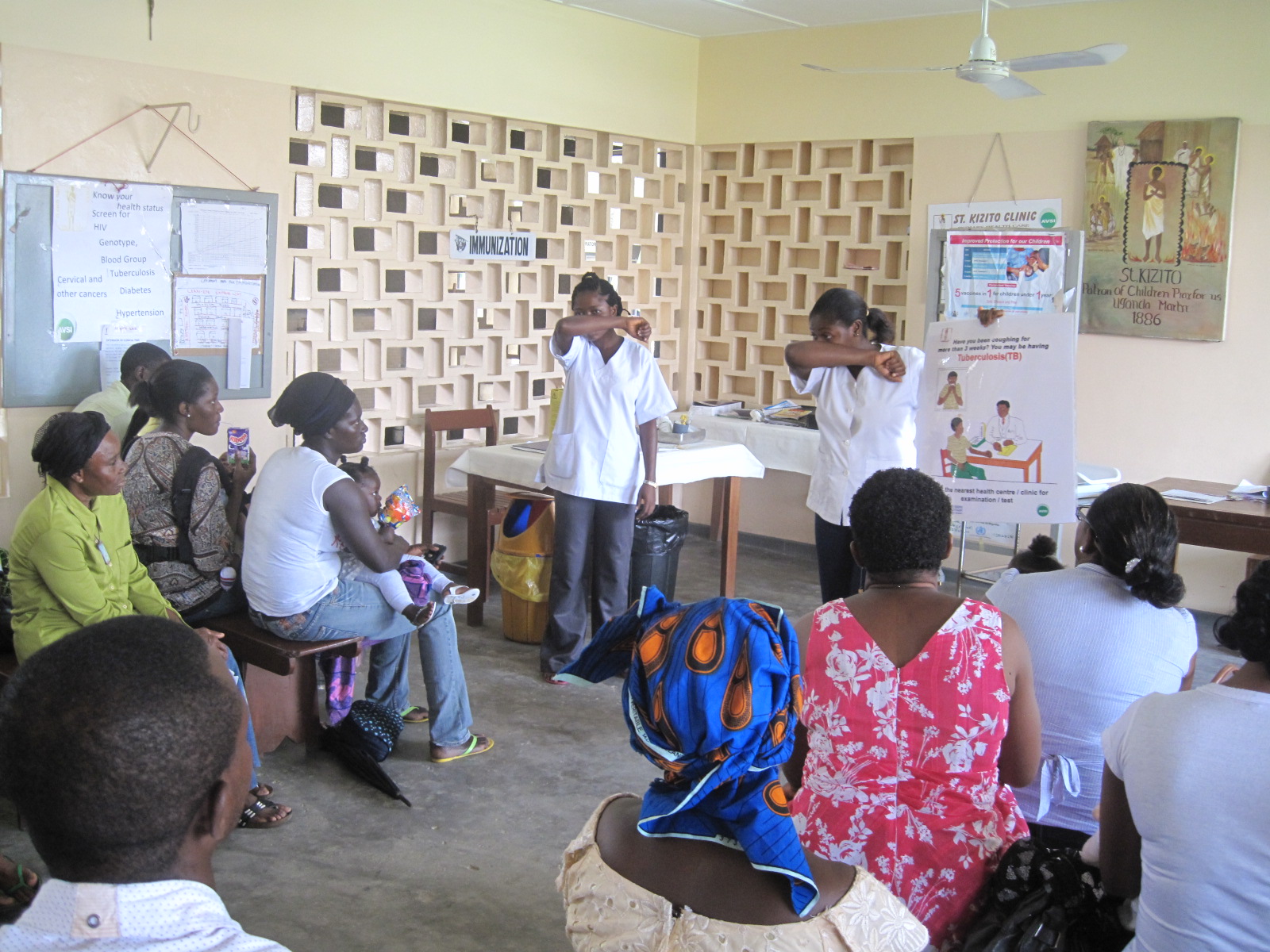 2012 - St. Kizito Clinic Health talks