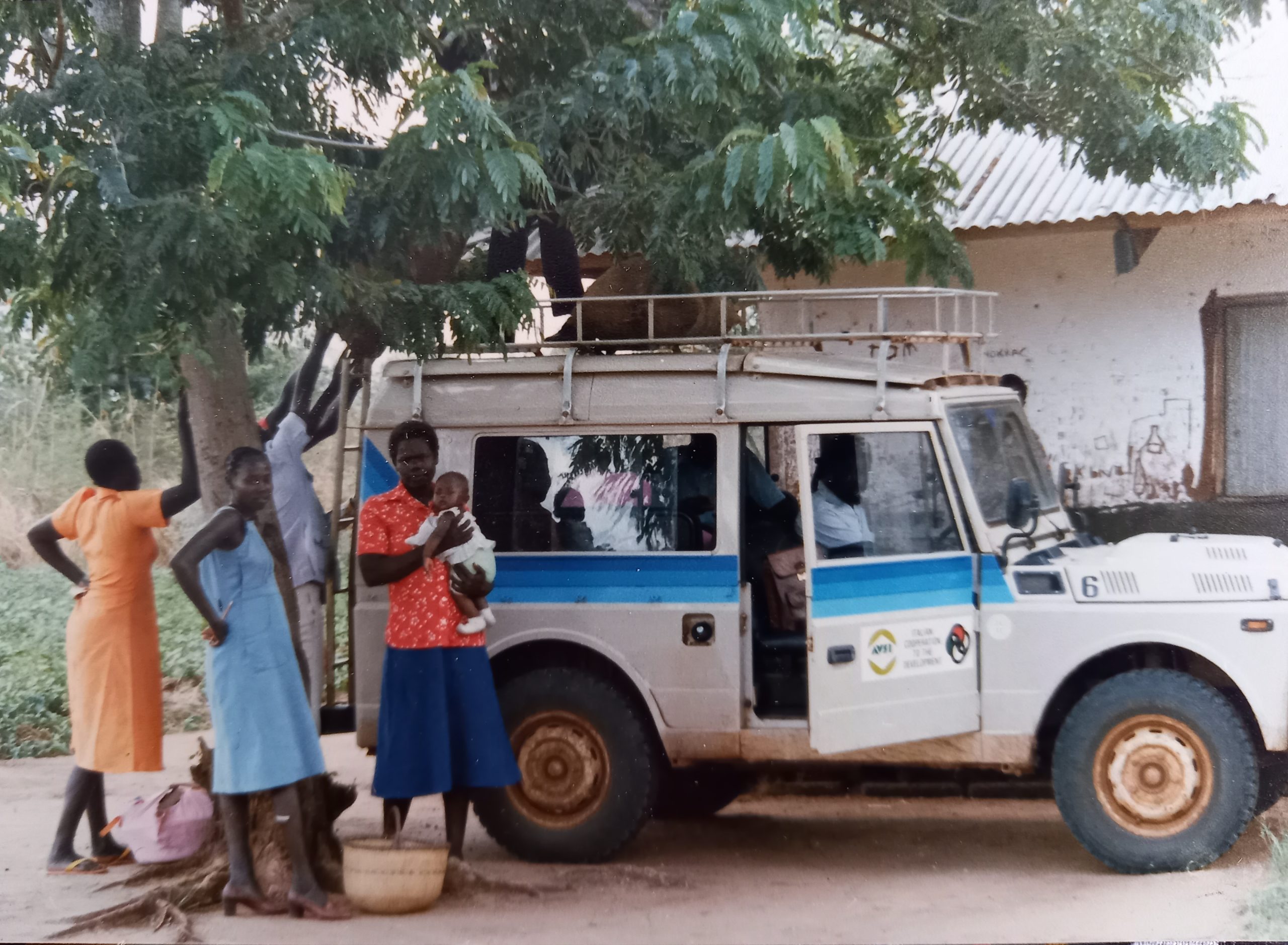 Filippo Ciantia - One of the 13 Campagnolas provided by AVSI. Here pictured in Kitgum Matidi Dispensary, by then, the highest endemic area of Guinea Worm in the world.