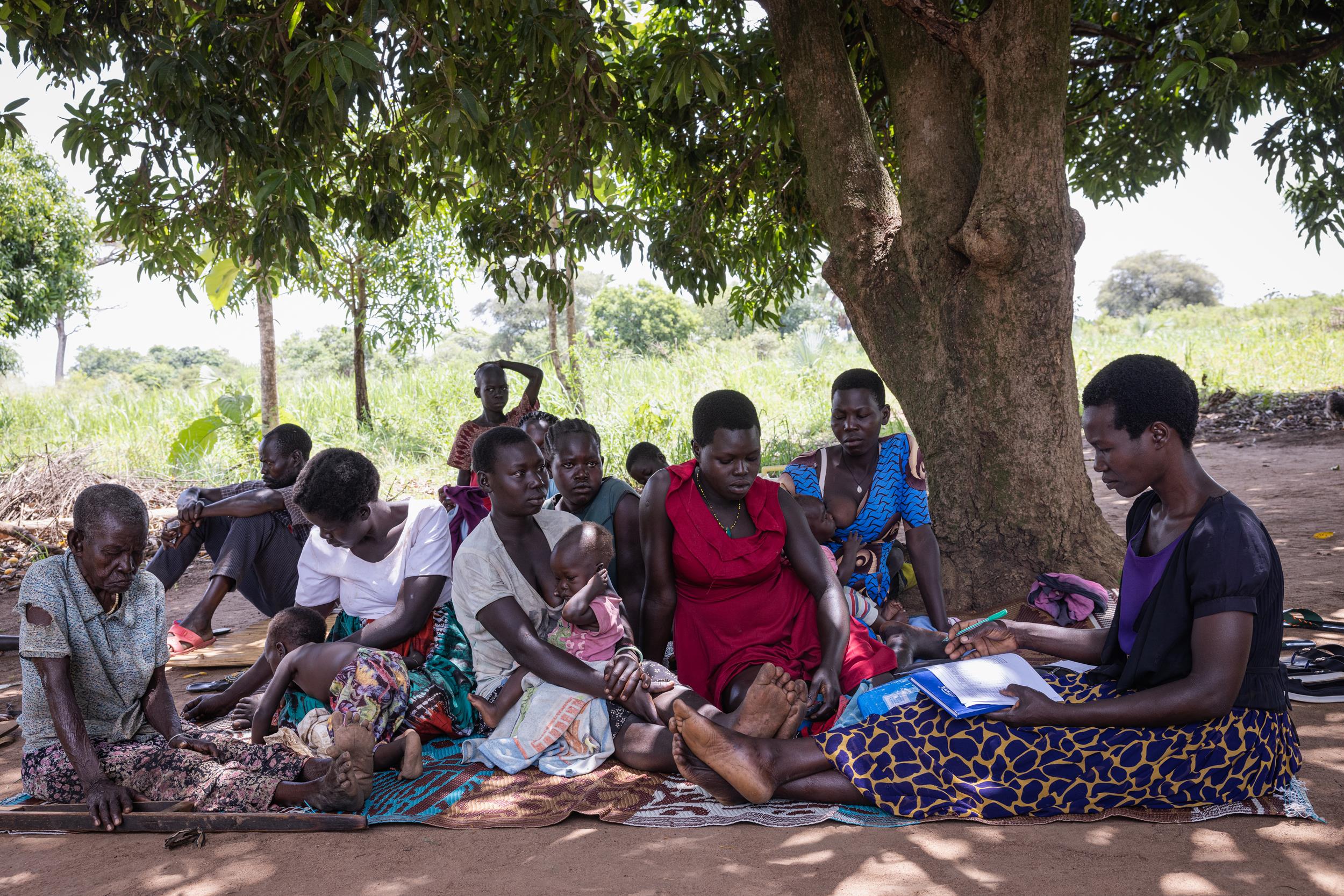 Mental health support by AVSI in Palabek refugee settlement, Uganda