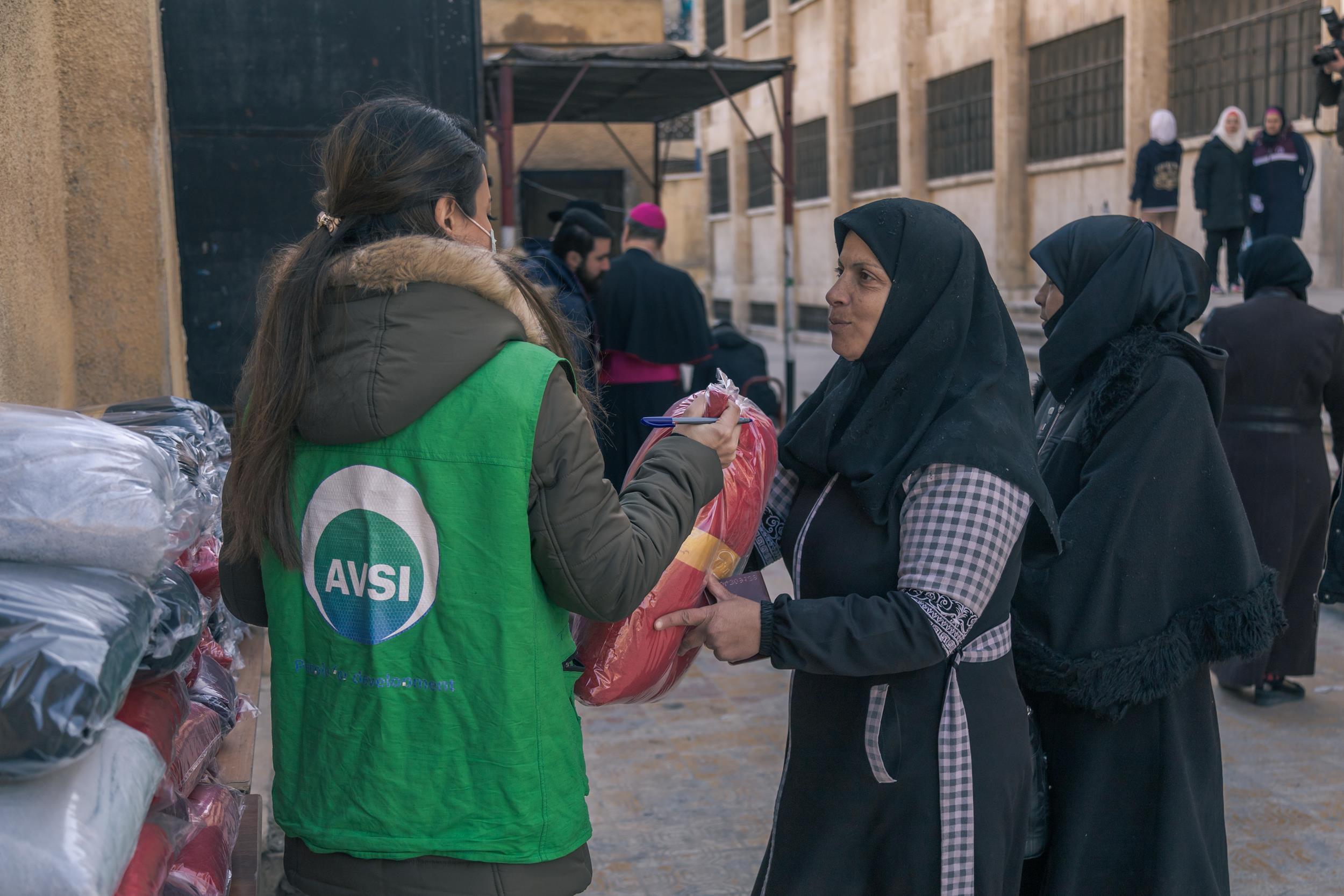 Terremoto Siria aiuti di AVSI nei centri di accoglienza