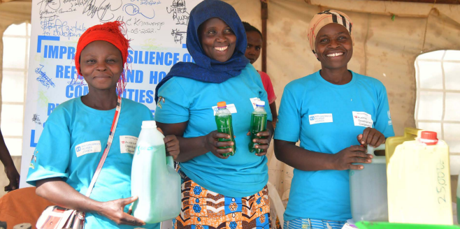 Women supported by Graduating to Resilience project Uganda
