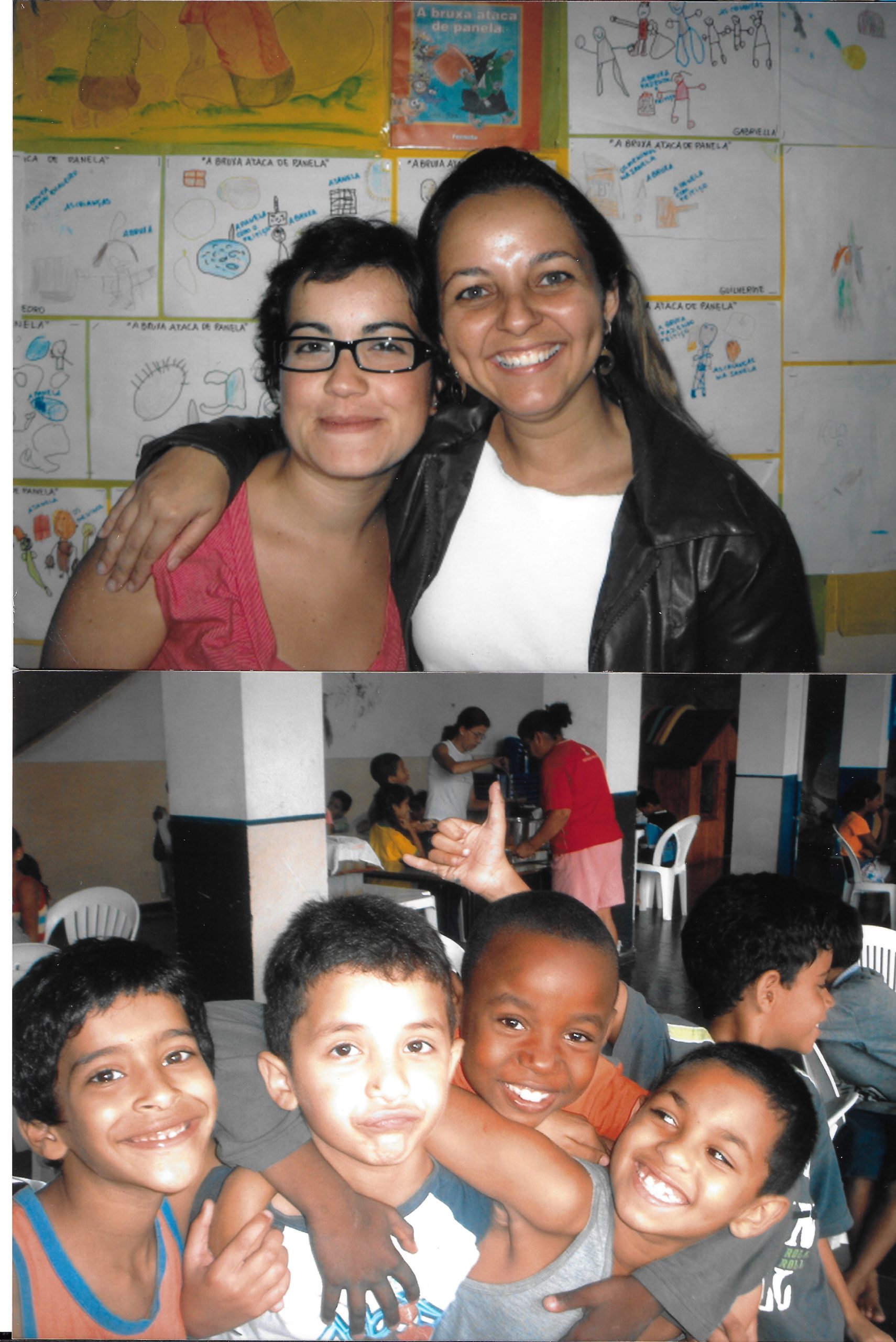Sara Ventrella - ho avuto l'occasione di visitare per tre mesi (2008) le Creche presenti nel quartiere Primeiro de Maio situate a Belo Horizonte, Brasile. Qui ho incontrato diversi volti che mi hanno segnato e che hanno hanno fatto si, che nel 2010 mi trasferissi per 5 anni in Brasile.